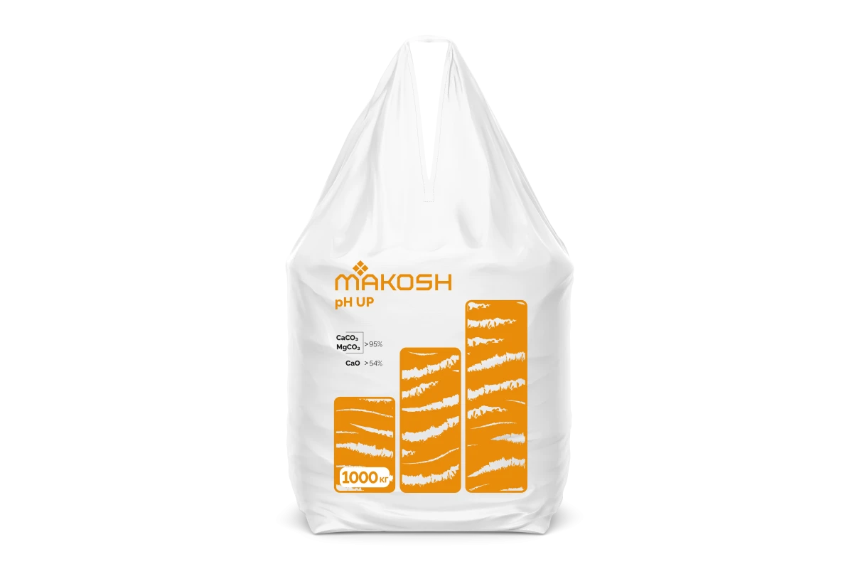 ВАПНЯК ГРАНУЛЬОВАНИЙ MAKOSH pH UP, 1000 кг